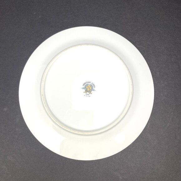Set 6 Vintage NoritakeChina WhiteHall Dinner Plates 10 1/4" Gold Trim #5029Japan - Picture 8 of 9